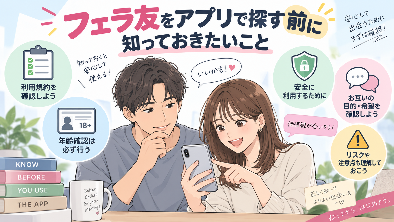 フェラ友をアプリで探す前に知っておきたいこと画像