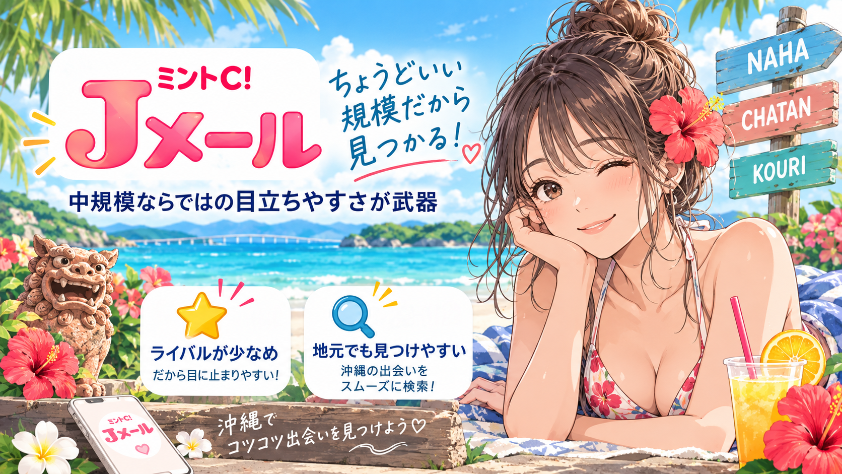 ミントC!Jメール｜中規模ならではの目立ちやすさが武器画像