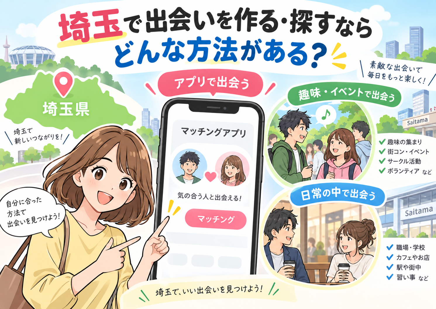 埼玉でセフレを作る・探すならどんな方法がある？画像