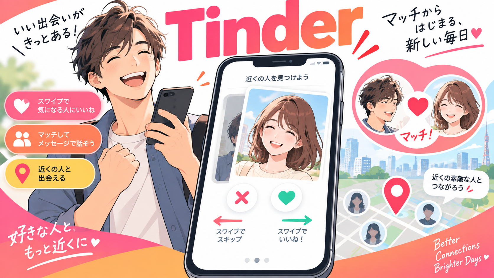Tinder画像