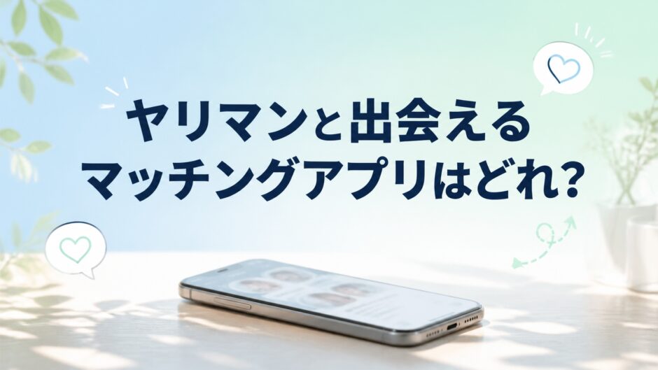 ヤリマンと出会えるマッチングアプリはどれ？アイキャッチ