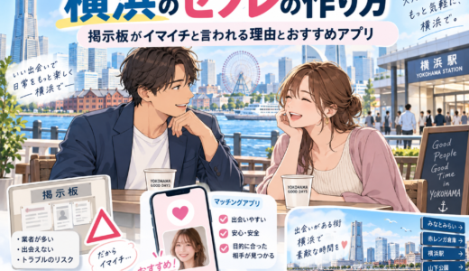 横浜のセフレの作り方｜なぜ掲示板がイマイチと言われる？ 理由とおすすめアプリ